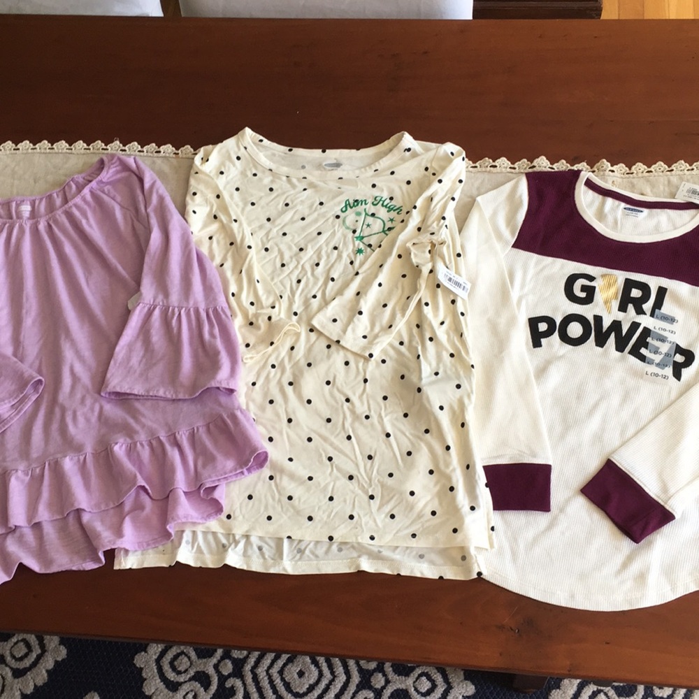 NWT Old Navy Lot 10/12 LS tees